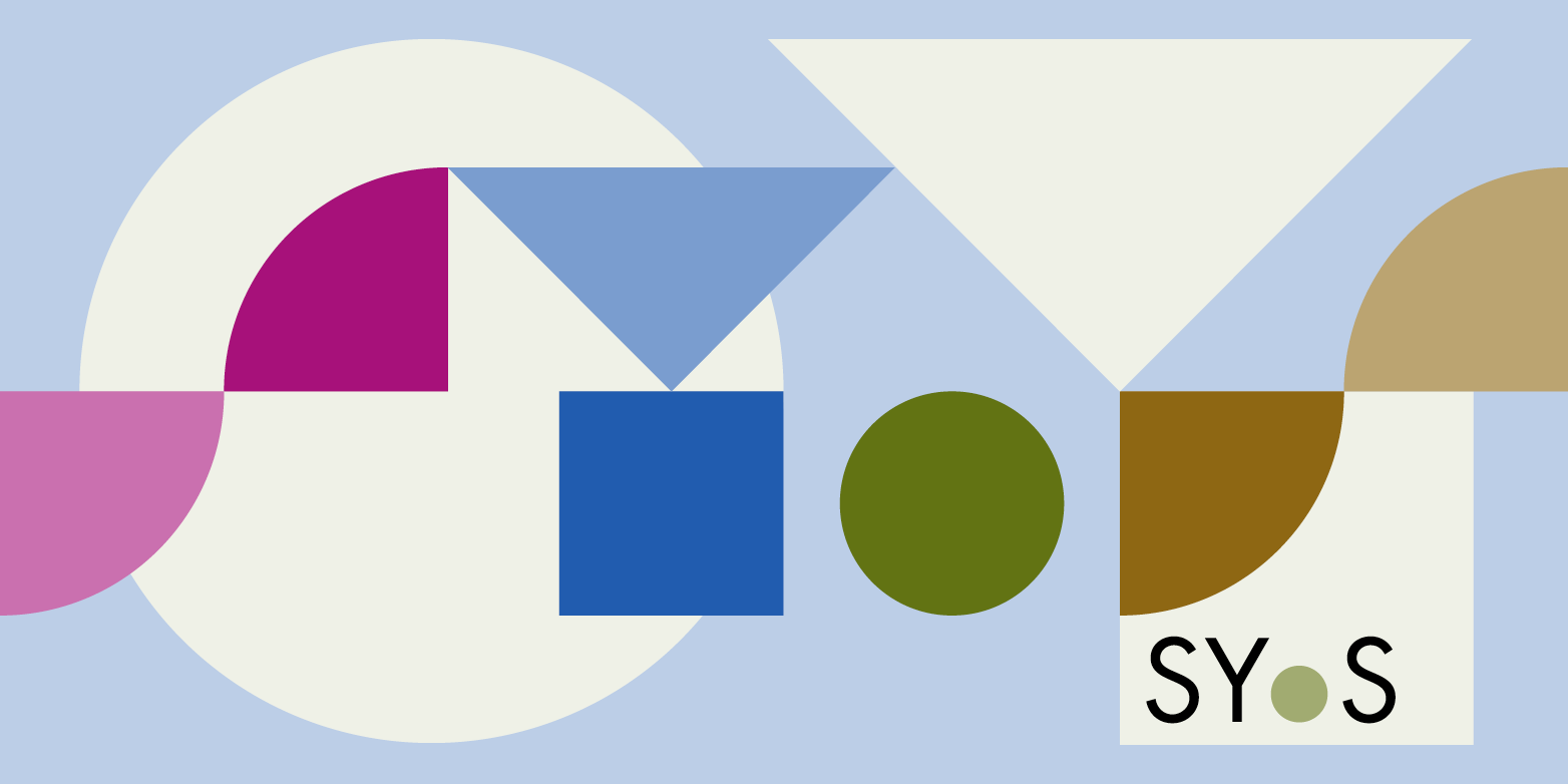 Swiss Year of Scientometrics key visual with SYoS lettering