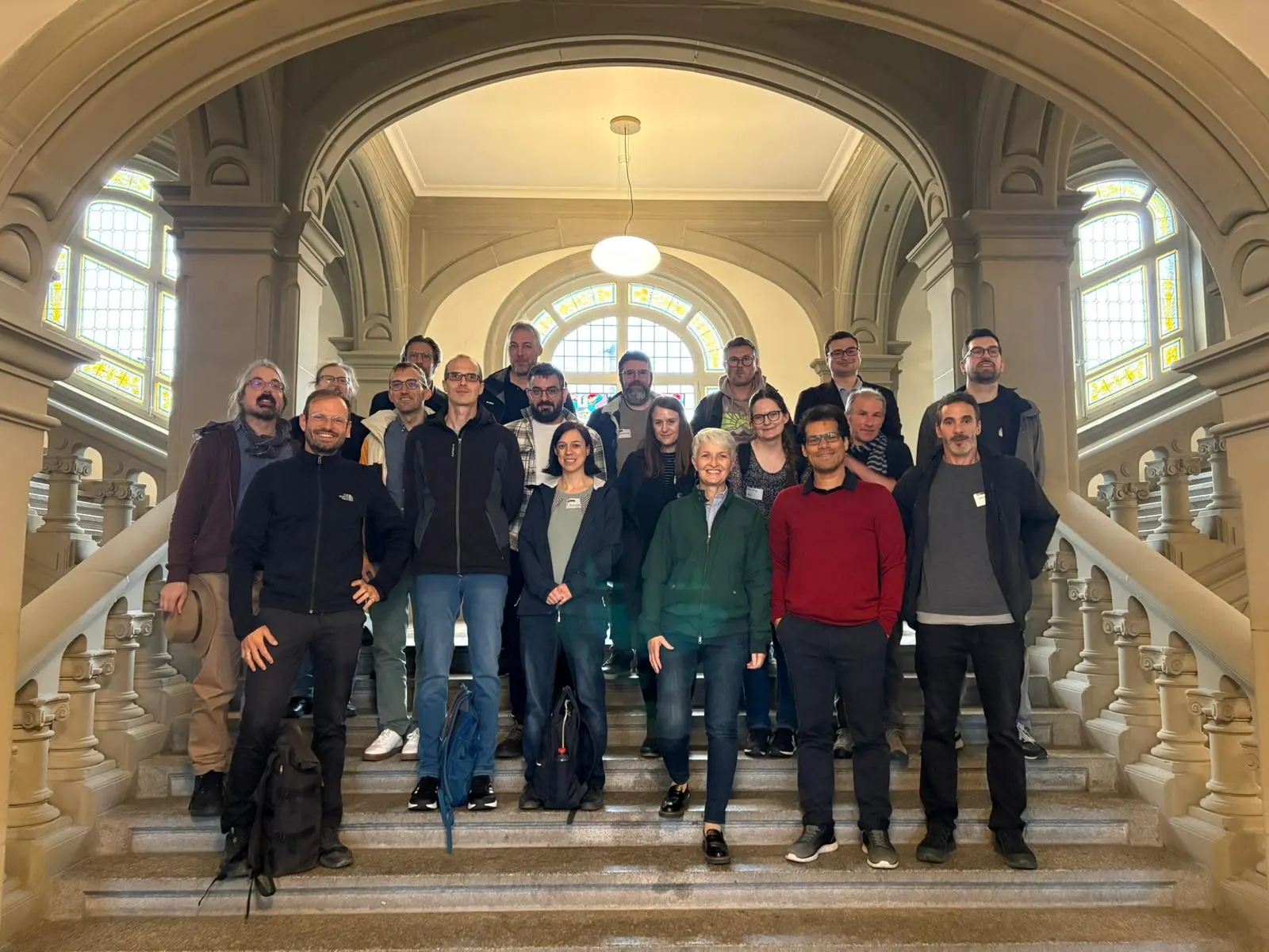 Participants of the NAIF Track 4 workshop working together in Bern